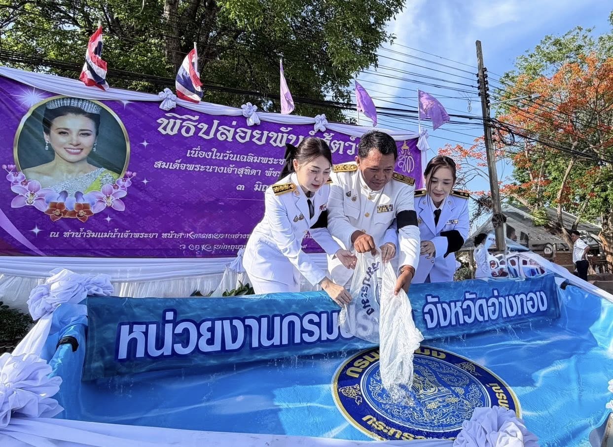 title - ส.ป.ก.อ่างทอง ร่วมกิจกรรมเฉลิมพระเกียรติ สมเด็จพระนางเจ้าสุทิดา พัชรสุธาพิมลลักษณ พระบรมราชินี ในโอกาสมหามงคลเฉลิมพระชนมพรรษา 4 รอบ 3 มิถุนายน 2569